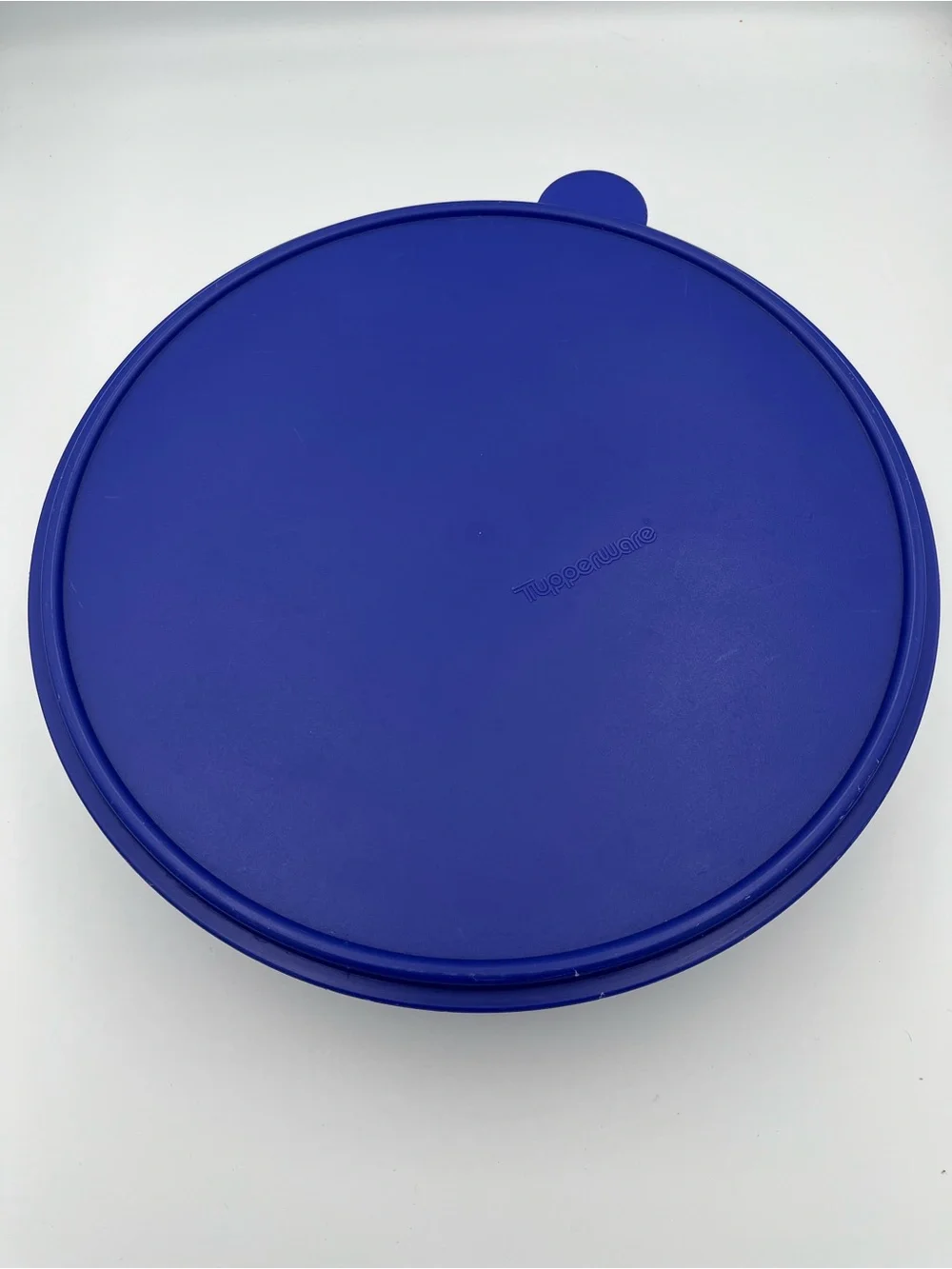 Vintage Tupperware 12” Round Pie Cupcake Cookie Container #242-5 w/Lid